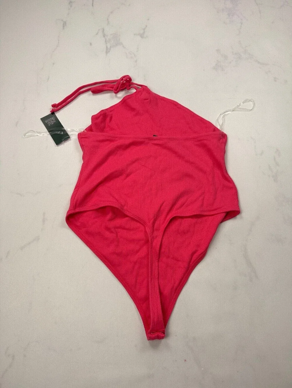 Wild Fable Ribbed Swimsuit Hot Pink Modern Feminine - Womens L